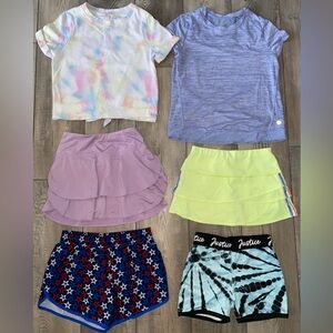 DSG Justice Sport AVIA Athletic Brand Clothing Skorts Shorts Bundle Lot 10 12